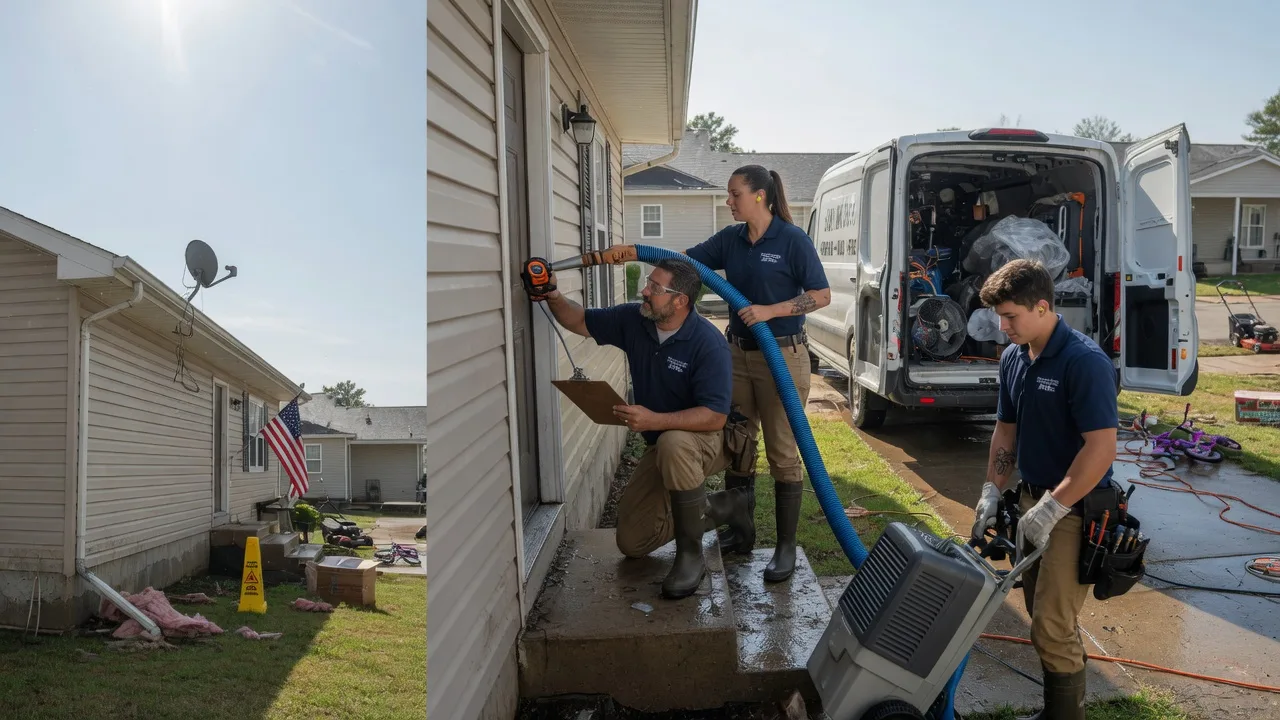 Ceiling Water Damage Restoration in Burlington, WI near me